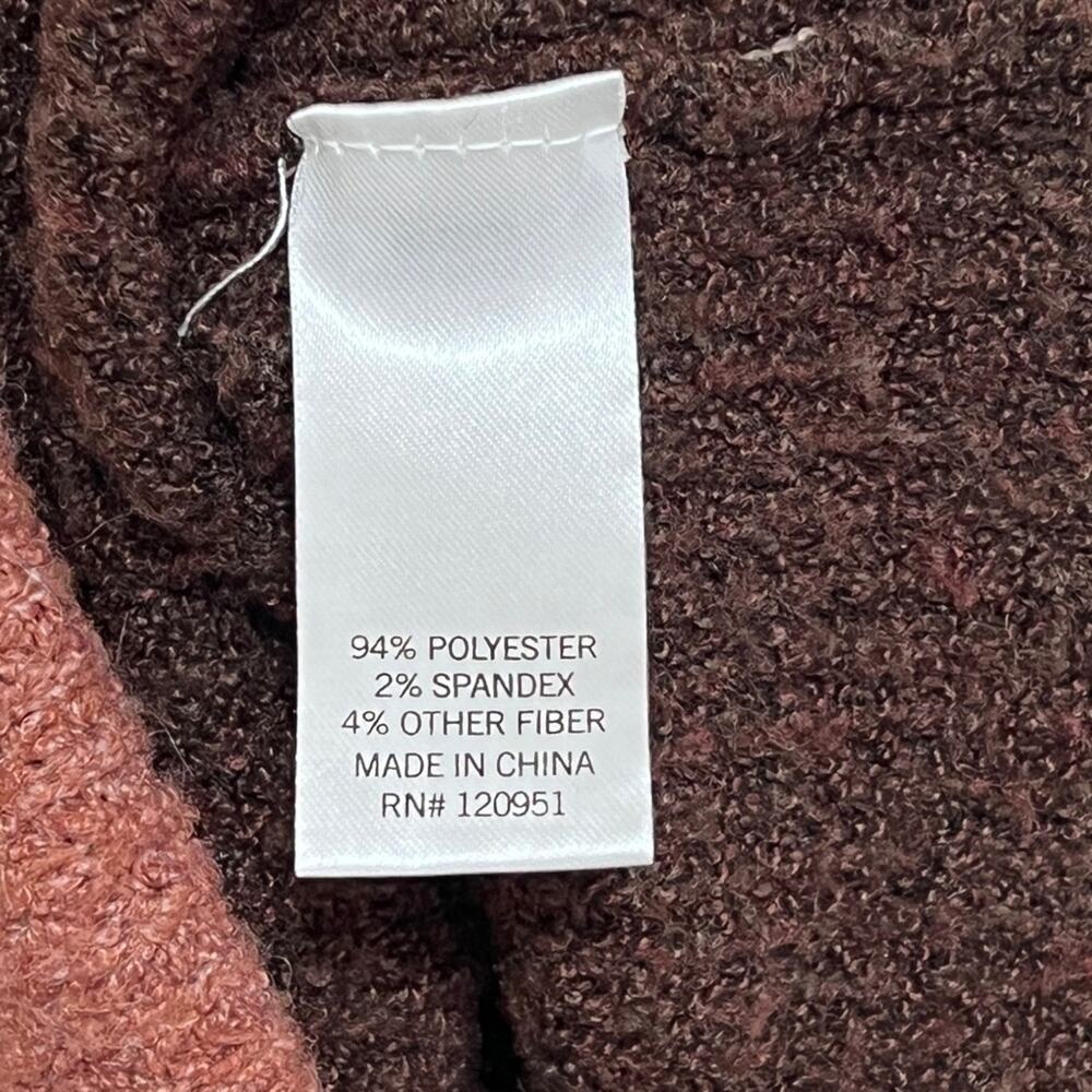 Colorblock Mock Neck Sweater Small - Picture 4 of 6